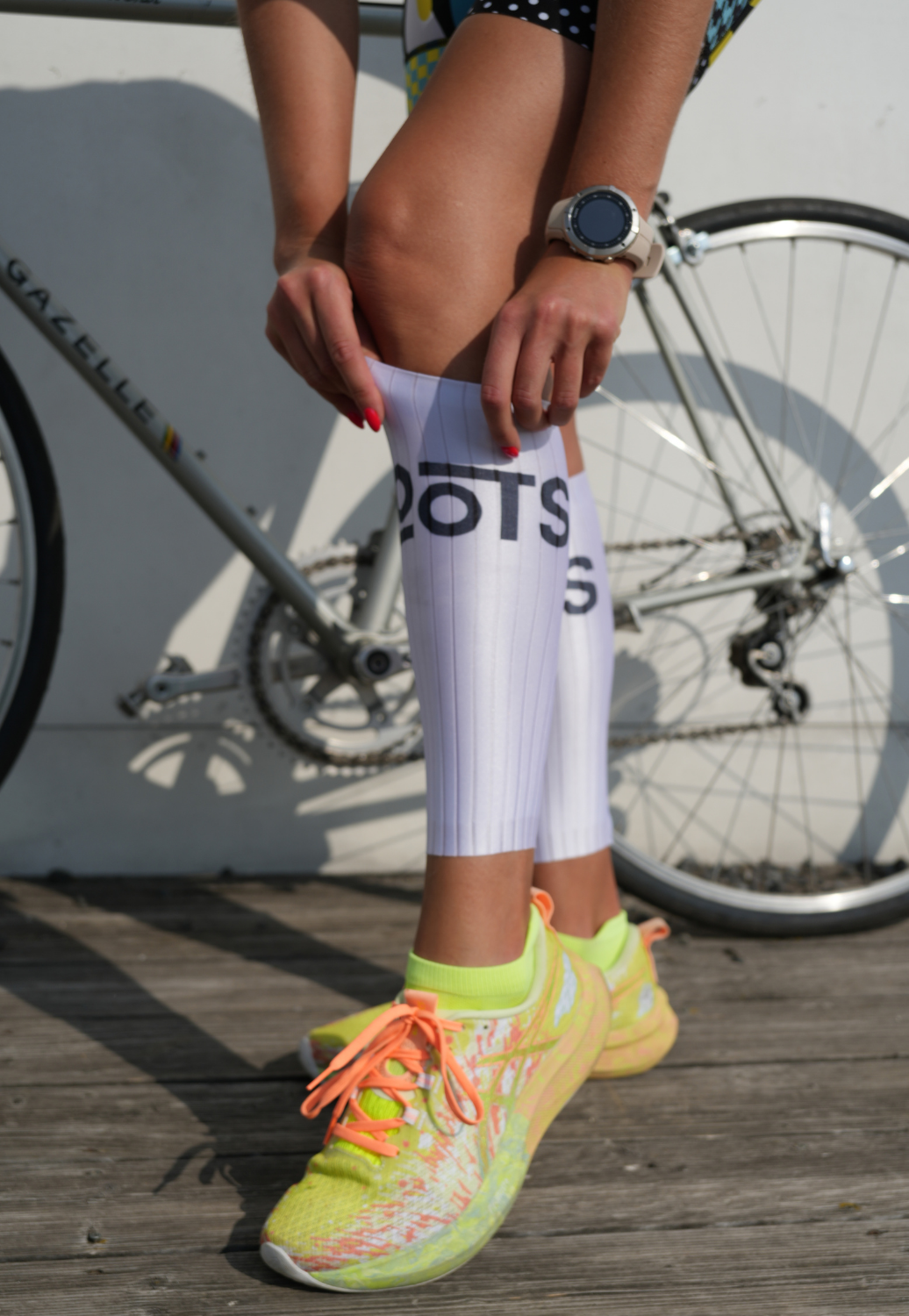 Compression Calf Sleeves WHITE