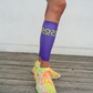 Compression Calf Sleeves VIOLET