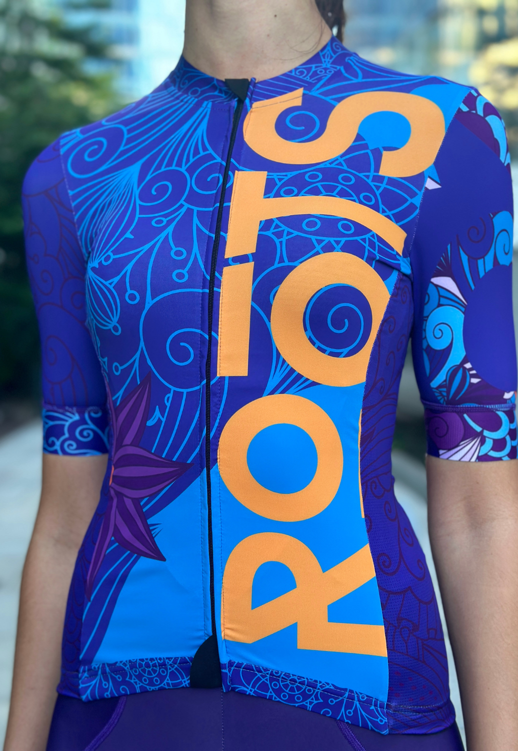 BLOSSOM BLUE CYCLING JERSEY